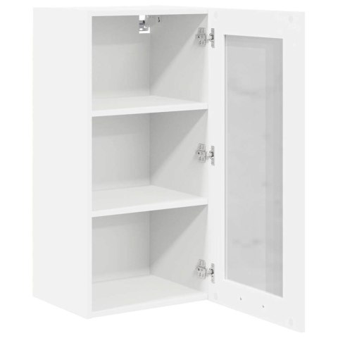 VidaXL Szafka wisząca Biały 40 x 31 x 80 cm Drewno inżynieryjne