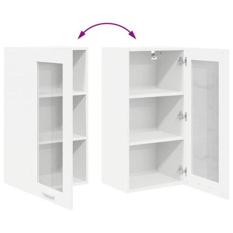 VidaXL Szafka wisząca Biały 40 x 31 x 80 cm Drewno inżynieryjne