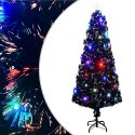 VidaXL Sztuczna choinka z LED i stojakiem 240 cm, włókno optyczne