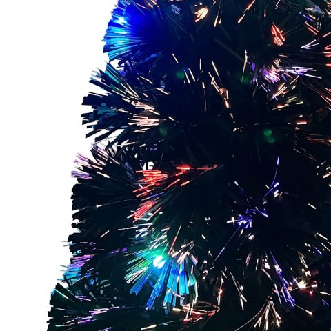 VidaXL Sztuczna choinka z LED i stojakiem 240 cm, włókno optyczne