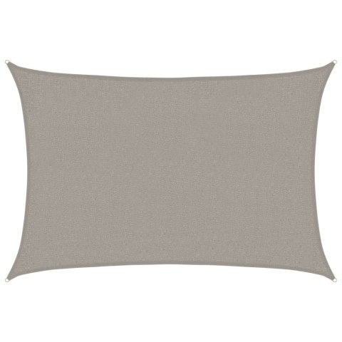 VidaXL Żagiel przeciwsłoneczny, 160 g/m², jasnoszary, 2x2,5 m, HDPE