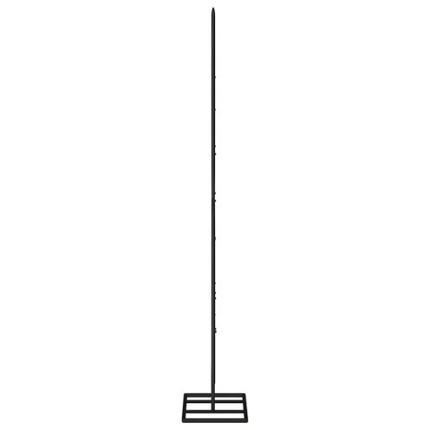 METALOWA CHOINKA ŚWIĄTECZNA, DO DEKORACJI, CZARNA, 125 CM