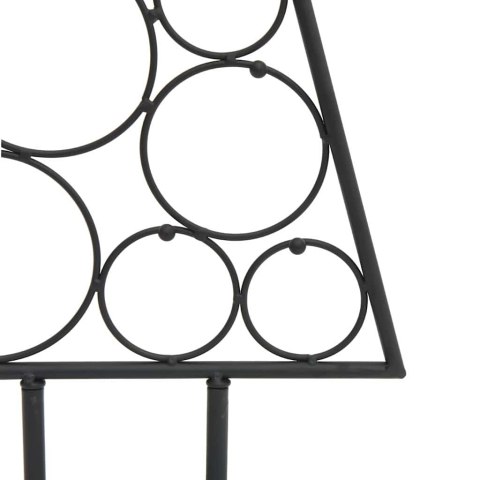 METALOWA CHOINKA ŚWIĄTECZNA, DO DEKORACJI, CZARNA, 125 CM