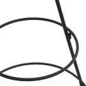 METALOWA CHOINKA ŚWIĄTECZNA DO DEKORACJI CZARNA 60 CM