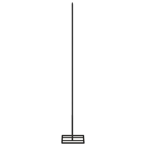 METALOWA CHOINKA ŚWIĄTECZNA DO DEKORACJI CZARNA 60 CM