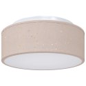 LAMPA SUFITOWA CIEMNOSZARY 30 X 30 X 13,5 CM TKANINA