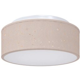 LAMPA SUFITOWA CIEMNOSZARY 30 X 30 X 13,5 CM TKANINA