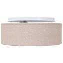 LAMPA SUFITOWA CIEMNOSZARY 30 X 30 X 13,5 CM TKANINA