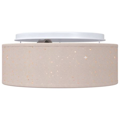 LAMPA SUFITOWA CIEMNOSZARY 30 X 30 X 13,5 CM TKANINA