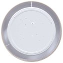 LAMPA SUFITOWA CIEMNOSZARY 30 X 30 X 13,5 CM TKANINA