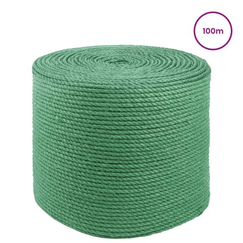 2 SZT. 2 MM ZIELONY 100% JUTA TOSSA