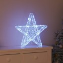 3D GWIAZDA 50 LED ZIMNA BIEL 55 X 53.5 X 10 CM AKRYL