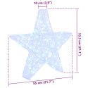 3D GWIAZDA 50 LED ZIMNA BIEL 55 X 53.5 X 10 CM AKRYL