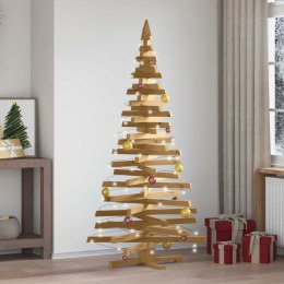 CHOINKI Z PODSTAWĄ BRĄZOWY 180 CM LITE DREWNO SOSNOWE