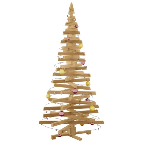 CHOINKI Z PODSTAWĄ BRĄZOWY 180 CM LITE DREWNO SOSNOWE