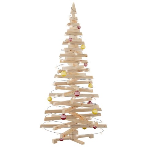 CHOINKI Z PODSTAWĄ NATURALNY 180 CM LITE DREWNO SOSNOWE