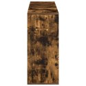 VidaXL Komoda, przydymiony dąb, 120x30x75 cm, materiał drewnopochodny