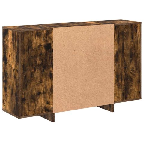 VidaXL Komoda, przydymiony dąb, 120x30x75 cm, materiał drewnopochodny