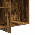 VidaXL Komoda, przydymiony dąb, 120x30x75 cm, materiał drewnopochodny