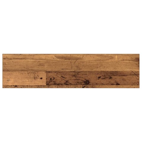 PÓŁKA NA KSIĄŻKI 3 POZIOMÓW 4 SZT. 80 X 20 X 1,5 CM BRĄZOWY