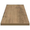 PÓŁKA NA KSIĄŻKI 3 POZIOMÓW 4 SZT. 80 X 20 X 1,5 CM BRĄZOWY