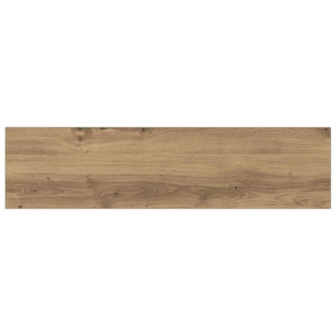 PÓŁKA NA KSIĄŻKI 3 POZIOMÓW 4 SZT. 80 X 20 X 1,5 CM BRĄZOWY