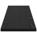 PÓŁKA NA KSIĄŻKI 3 POZIOMÓW 4 SZT. 80 X 20 X 1,5 CM CZARNY