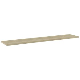 PÓŁKI NA KSIĄŻKI 4 SZT. DĄB SONOMA 100X20X1,5 CM PŁYTA