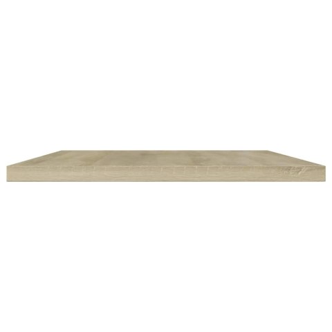 PÓŁKI NA KSIĄŻKI 4 SZT. DĄB SONOMA 100X20X1,5 CM PŁYTA