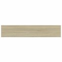 PÓŁKI NA KSIĄŻKI 4 SZT. DĄB SONOMA 100X20X1,5 CM PŁYTA