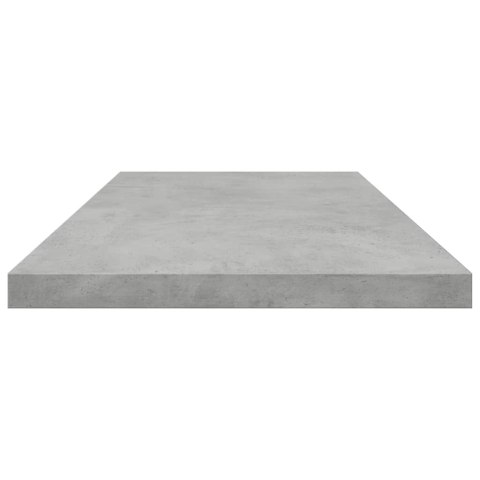 PÓŁKI NA KSIĄŻKI, 4 SZT., SZAROŚĆ BETONU, 80X20X1,5 CM