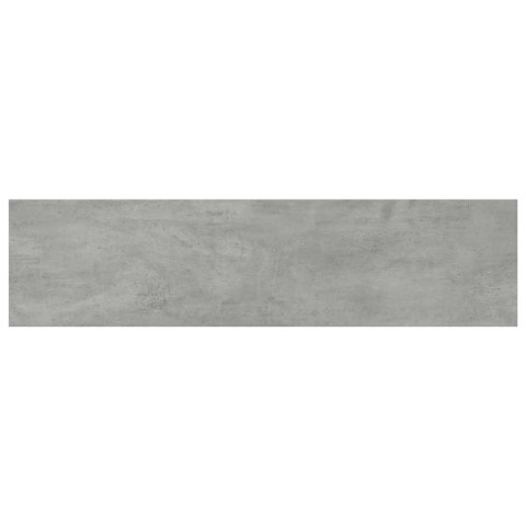PÓŁKI NA KSIĄŻKI, 4 SZT., SZAROŚĆ BETONU, 80X20X1,5 CM