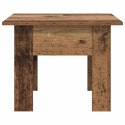 STOLIK KAWOWY STARE DREWNO 55 X 55 X 42 CM DREWNO INŻYNIERYJNE