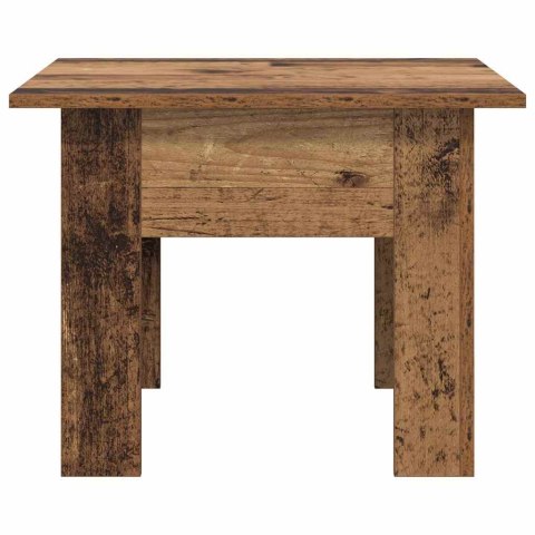 STOLIK KAWOWY STARE DREWNO 55 X 55 X 42 CM DREWNO INŻYNIERYJNE
