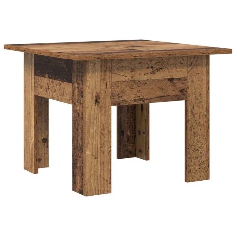 STOLIK KAWOWY STARE DREWNO 55 X 55 X 42 CM DREWNO INŻYNIERYJNE