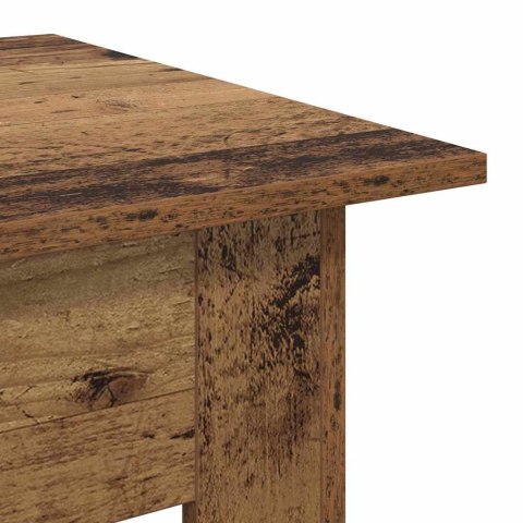 STOLIK KAWOWY STARE DREWNO 55 X 55 X 42 CM DREWNO INŻYNIERYJNE