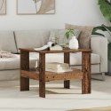 STOLIK KAWOWY STARE DREWNO 57 X 55 X 45 CM DREWNO INŻYNIERYJNE