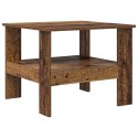 STOLIK KAWOWY STARE DREWNO 57 X 55 X 45 CM DREWNO INŻYNIERYJNE