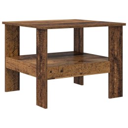 STOLIK KAWOWY STARE DREWNO 57 X 55 X 45 CM DREWNO INŻYNIERYJNE