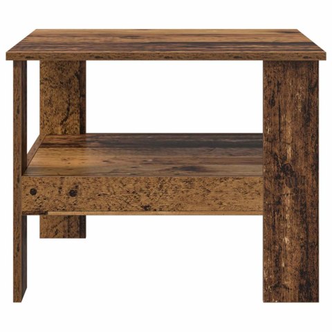 STOLIK KAWOWY STARE DREWNO 57 X 55 X 45 CM DREWNO INŻYNIERYJNE
