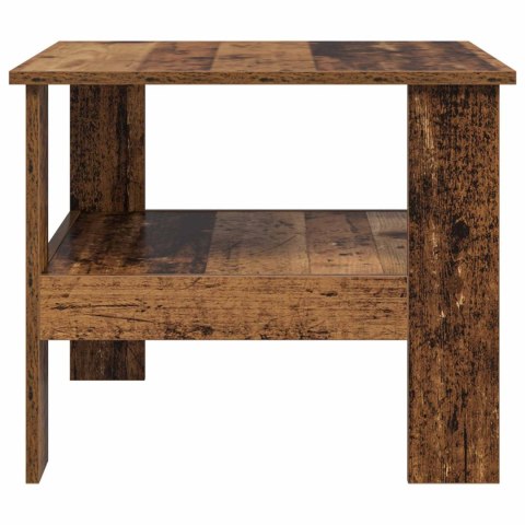 STOLIK KAWOWY STARE DREWNO 57 X 55 X 45 CM DREWNO INŻYNIERYJNE