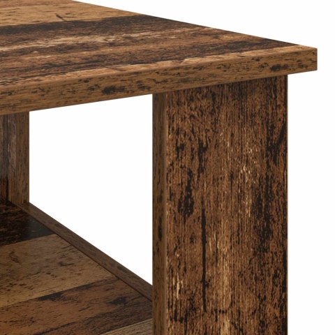 STOLIK KAWOWY STARE DREWNO 57 X 55 X 45 CM DREWNO INŻYNIERYJNE