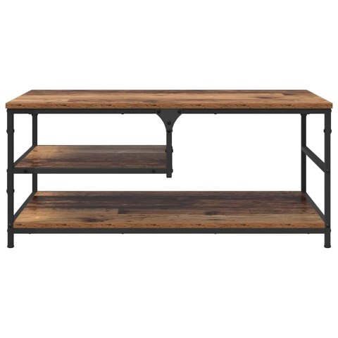 STOLIK KAWOWY STARE DREWNO 90 X 49 X 40 CM DREWNO INŻYNIERYJNE