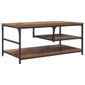 STOLIK KAWOWY STARE DREWNO 90 X 49 X 40 CM DREWNO INŻYNIERYJNE