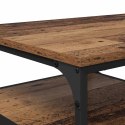 STOLIK KAWOWY STARE DREWNO 90 X 49 X 40 CM DREWNO INŻYNIERYJNE