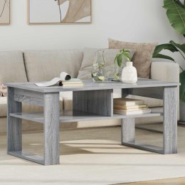 STOLIK KAWOWY SZARY SONOMA 96 X 54 X 44 CM DREWNO INŻYNIERYJNE