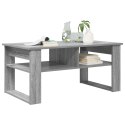 STOLIK KAWOWY SZARY SONOMA 96 X 54 X 44 CM DREWNO INŻYNIERYJNE
