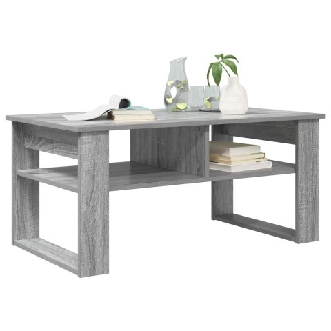 STOLIK KAWOWY SZARY SONOMA 96 X 54 X 44 CM DREWNO INŻYNIERYJNE