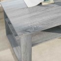 STOLIK KAWOWY SZARY SONOMA 96 X 54 X 44 CM DREWNO INŻYNIERYJNE