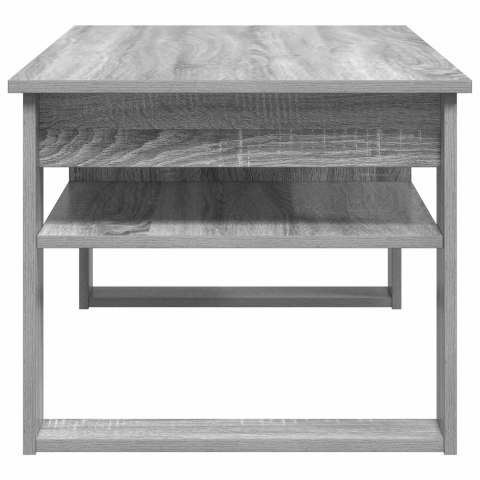 STOLIK KAWOWY SZARY SONOMA 96 X 54 X 44 CM DREWNO INŻYNIERYJNE